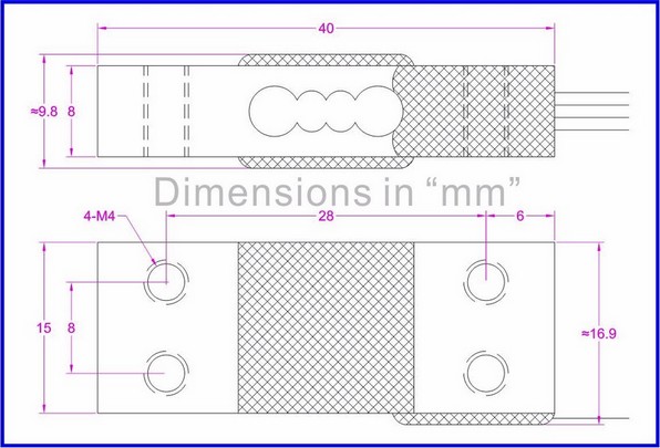miniature load cell 300N 200N 100N 50N