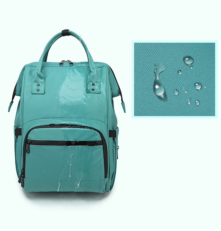 Multifunction Nylon Women Diaper Bags Bookbag 30*12*36cm
