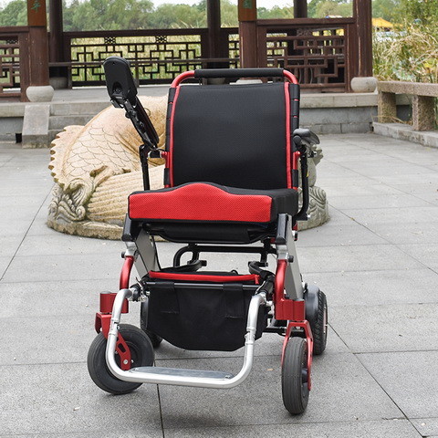 Lithium Battery Brushless Power Wheelchair 100KG Load