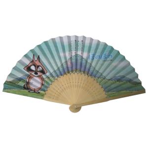 Wholesale Bamboo Wooden Paper Customized Hand Fans Handmade from china suppliers