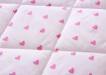 Printed Color Summer Bedding Sets BSCI 200TC Fiber Quilts