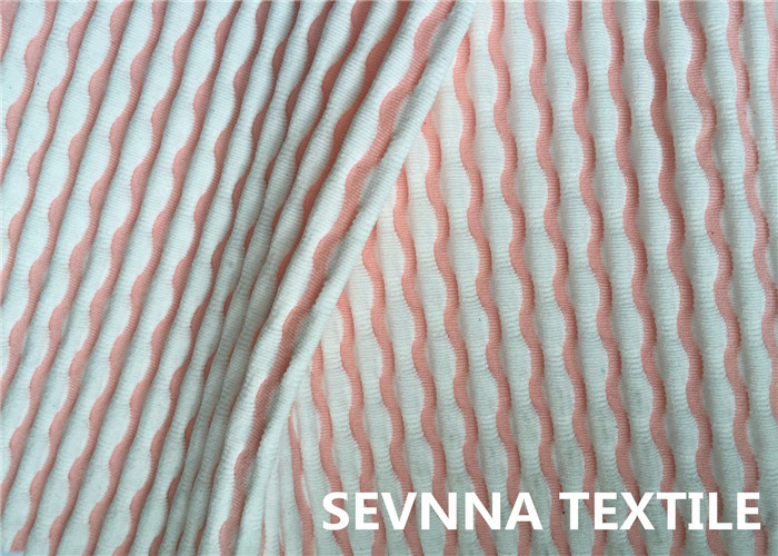 Solid Plain Colors Nylon Elastane Fabric , 152cm Width Nylon Fabric For Bags