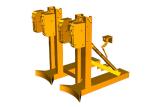 DG720B Drum Grabbers Forklift Drum Grabber For Tight Aisle Applications Load