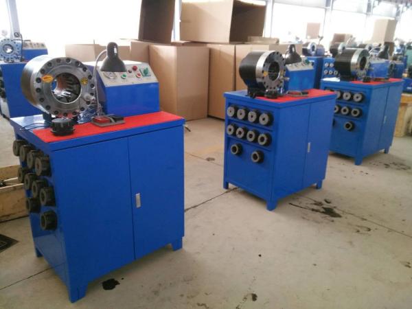 Electric Steel Industrial Hydraulic Hose Pipe Crimping Machine For Different