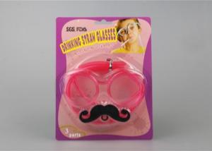 Wholesale Cute Drinking Straws Glasses / Sunglass Straws Thermal Transfer Logo from china suppliers