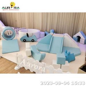 Wholesale Rainbow Color Kids Soft Play Equipment Indoor Ball Pit Rental Custom Logo from china suppliers