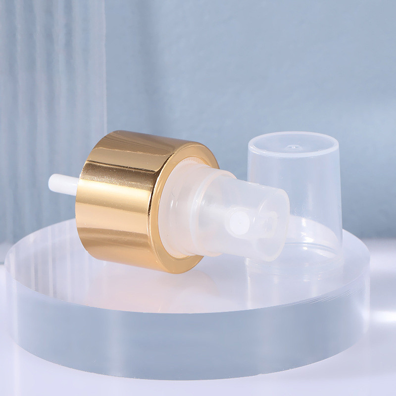 Supply 20 Teeth Aluminum Carbide Spray Head Plastic Half Cover Cosmetic Packaging Bottle Nozzle