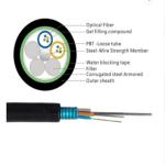 Single Mode Fiber Optic Drop Cable For CCTV Camera Small Diameter Lightweight