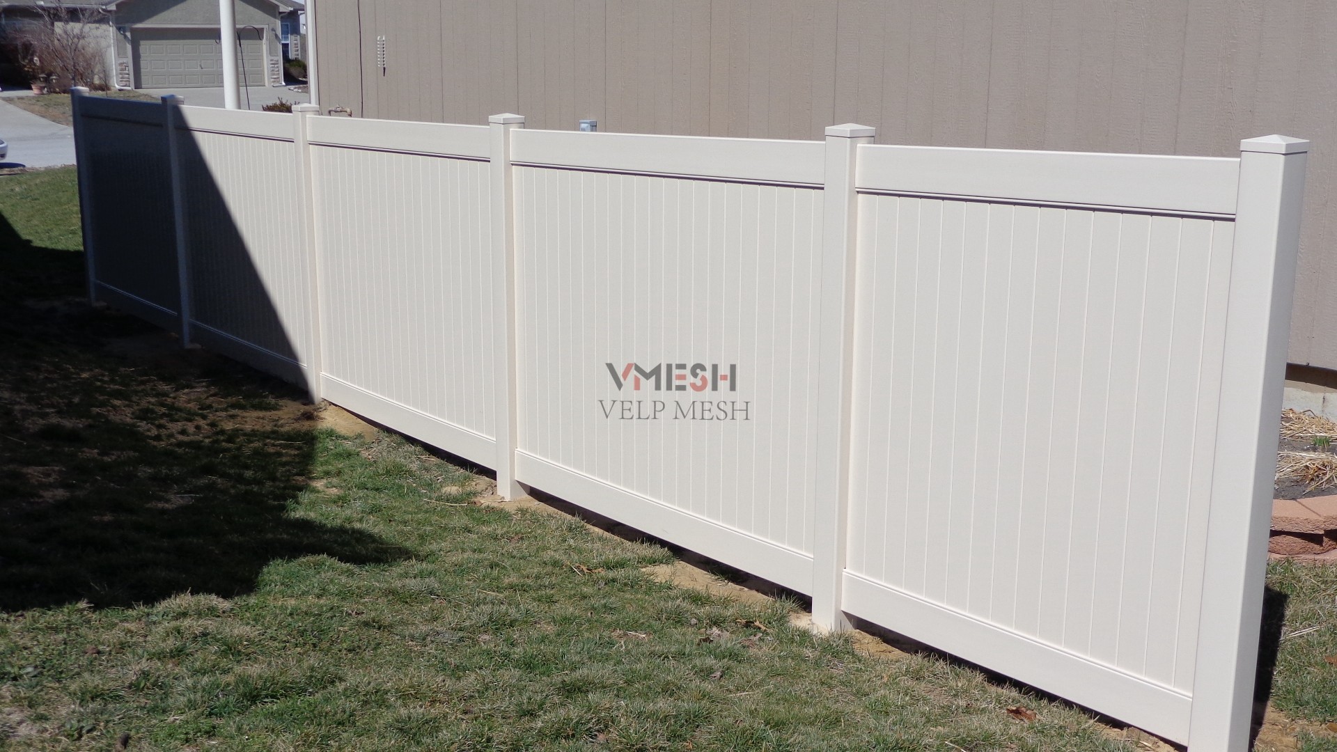 Uv Proof 6x8 Ft Pvc Privacy Fence Panels White Color Durable