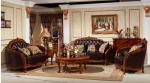 Custom ISO American Luxury Living Room Furniture ISO14001 Royal Leather Sofa Set