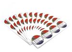 Circle Self Adhesive Vinyl Stickers , Customised Sticky Labels Diameter 5 Cm