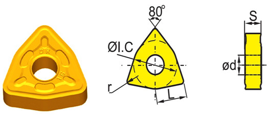 WNMG060408-DR,WNMG060408-PM,WNMG080404-TC,High Hardness Tungsten Carbide Inserts For Non Grinding Turning Tools