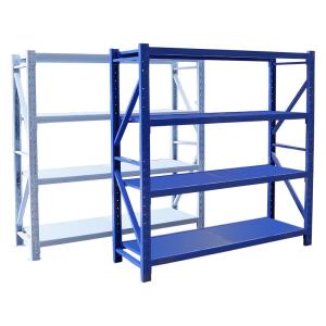 Wholesale Medium Duty height 4m 4 Tier Metal Storage Rack Commercial Warehouse Shelving from china suppliers