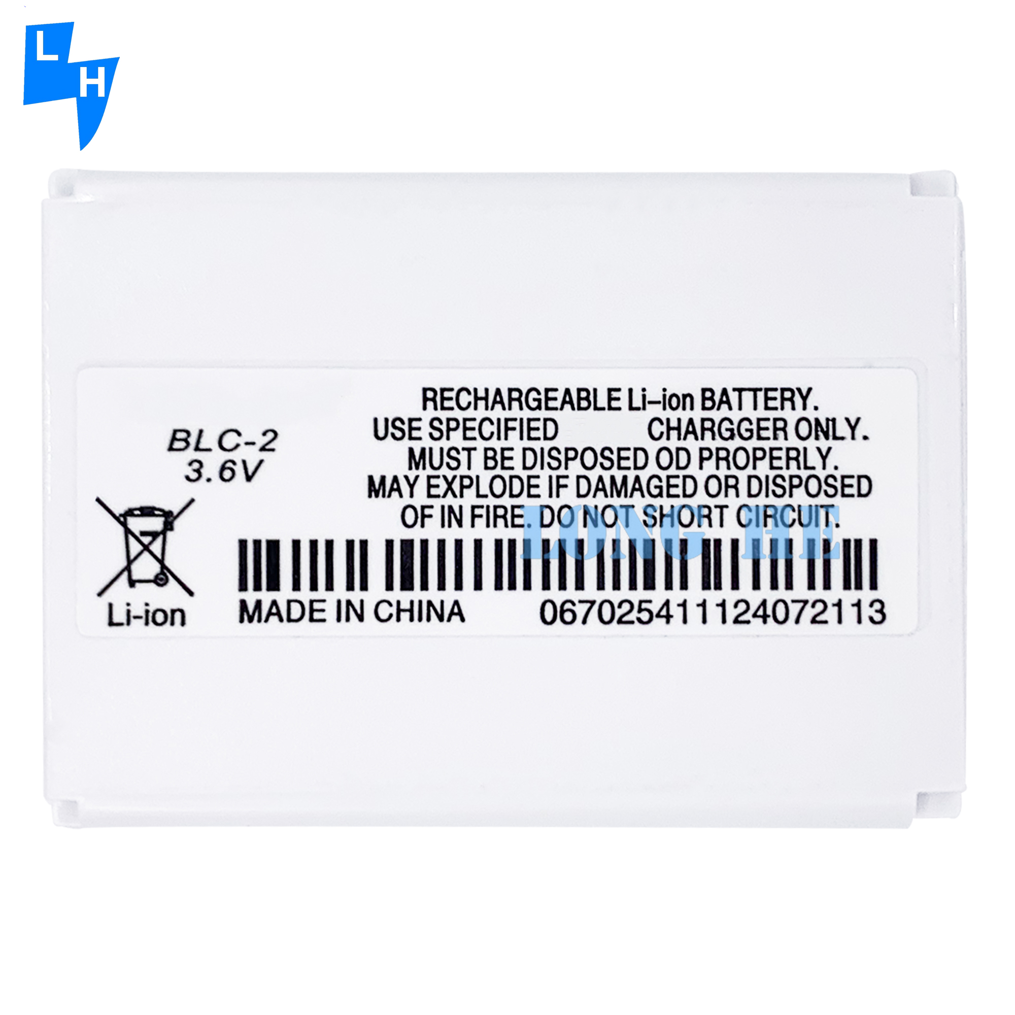 780mah Mobile Phone Battery BLC-2 for Nokia BLD-3 3310 Connector 100% Compatible AAA