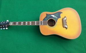 Wholesale 2018 Orange Sunburst Dovo acoustic guitar from china suppliers