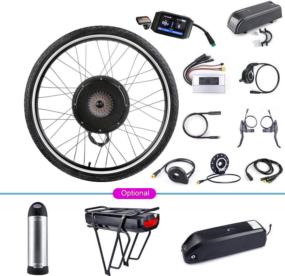 Hot sale Super power 120km/h high speed electric bike conversion kit 72V 8000w hub motor