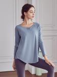 BSCI certified Women'S Long Sleeve Sports T Shirts Female Athletic Wear