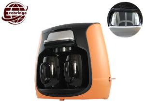Wholesale 150ml Optional Mini Household 2-cups Electric Drip Coffee Maker With Ceramic Cups from china suppliers