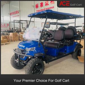 Wholesale Lithium Battery Electric Golf Cart With Leather Fabric PU Seating 35km/H Top Speed from china suppliers
