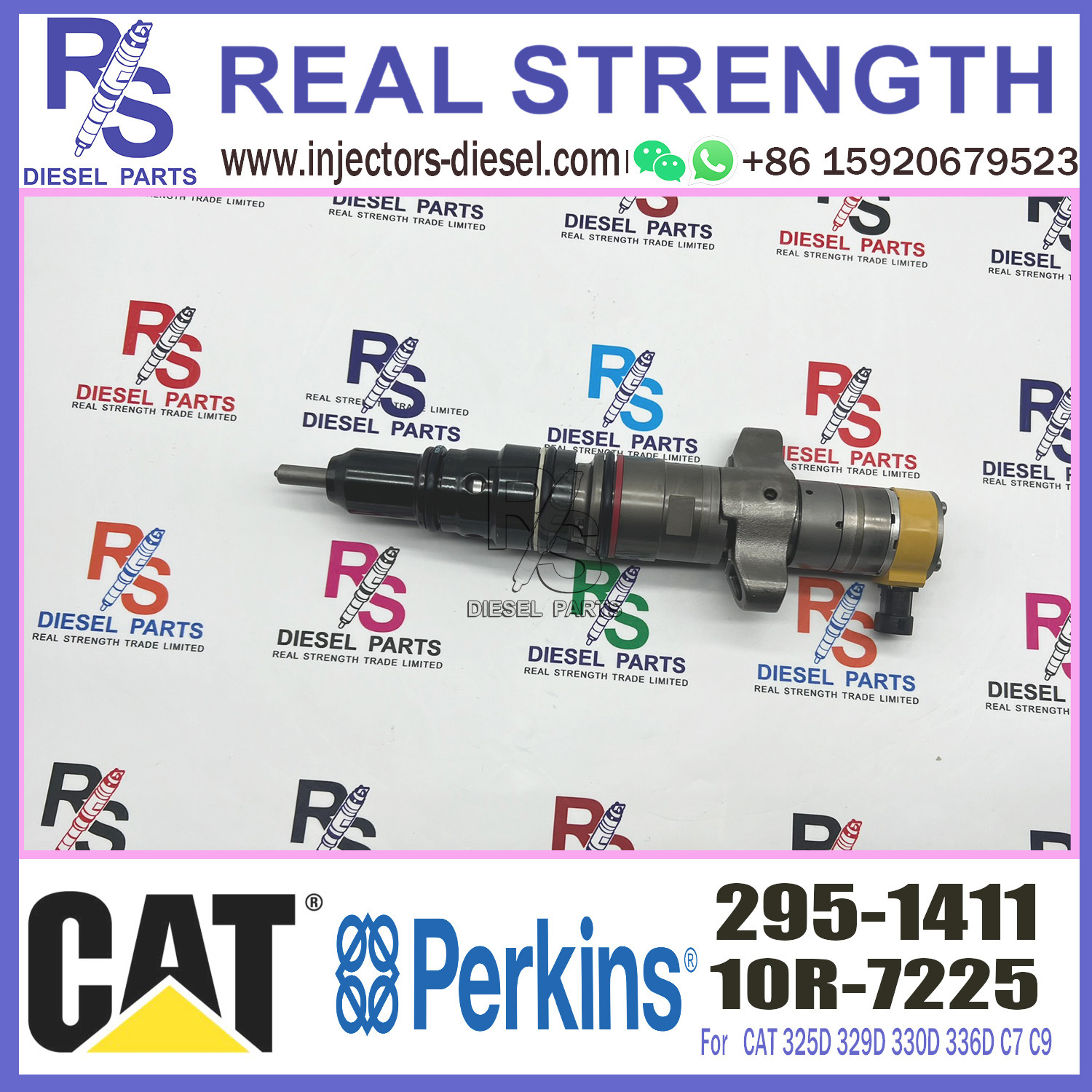 Original diesel CUMMINS CAT BOSCH injector, manufactured in the United States. It's a distributor of CUMMINS