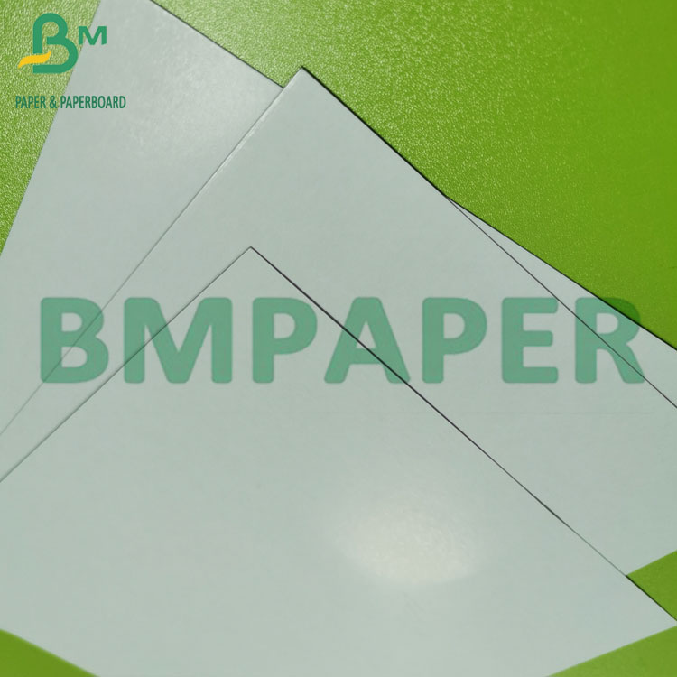 180g 250g Silk Glossy Two Sides Coated Paperboard White Bleached Card In Sheets