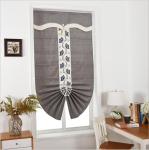 European style high-end grey Roman blinds bracket modern simple Customized