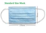 Disposable Blue Medical Surgical Face Mask Pharmacy for Doctor in Surgery