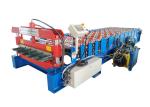 Aluminium Color Steel Roll Forming Machine , 1050 Model Roofing Sheet Making