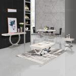 Modern Mirror Custom Stainless Steel Furniture Bedside Table For Living Room