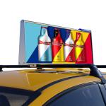 Wireless control 4G GPS P2.5 outdoor waterproof taxi top advertising full color