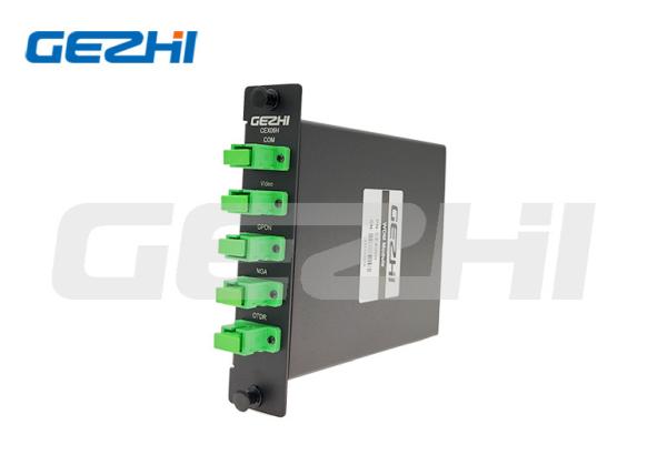 Low insertion loss Filter WDM GPON 1310/1490 XGS-PON 1270/1577 Video 1550 OTDR