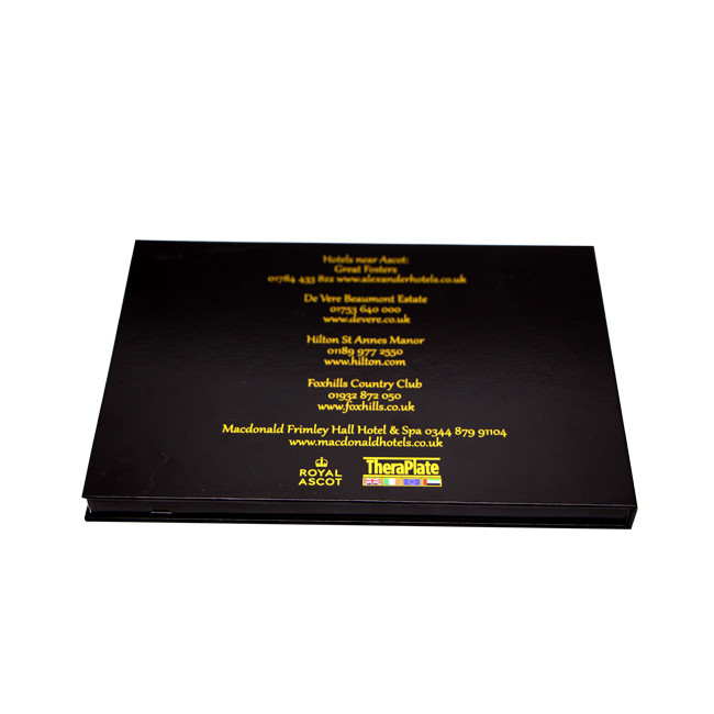 7 Inch HD Screen Digital Lcd Brochure Display With Printing For Invitation Video Gold Foil Greeting Card