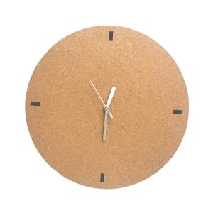 Wholesale Round Simple Cork Wall Clock Silent Quartz Movement Battery Operated 12&quot; from china suppliers