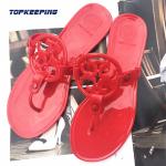 Open Toe Jelly Slippers Womens Uk Summer Flat Black Sandal For Ladies