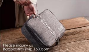 Wholesale Trend Design Velvet Quilted Cosmetic Bag,Customized 2pcs Set Makeup Bag, Wholesale Travel Mens Toiletry Bags from china suppliers