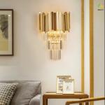 Home Hotel Modern Crystal Wall Lights Luxury E14 x 2