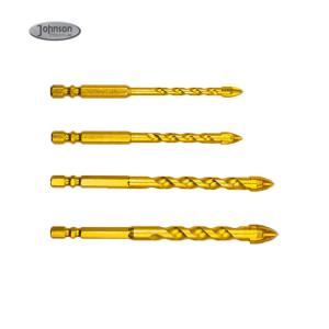 Wholesale Cemented Carbide Cross Head Ceramic Glass Drill Bits With Hex Shank from china suppliers