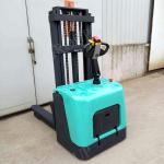 1.5 / 2 Ton 5M Electric Stacker Truck Wide Ligs Handle Heavy Loads Forklift