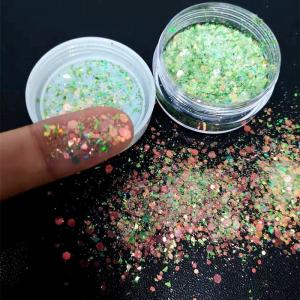 Wholesale Resin Mixed Body Glitter Glittering Bling Open Circle Shaped for Nail Art Craft on Ramadan Graduation Valentine's Day from china suppliers