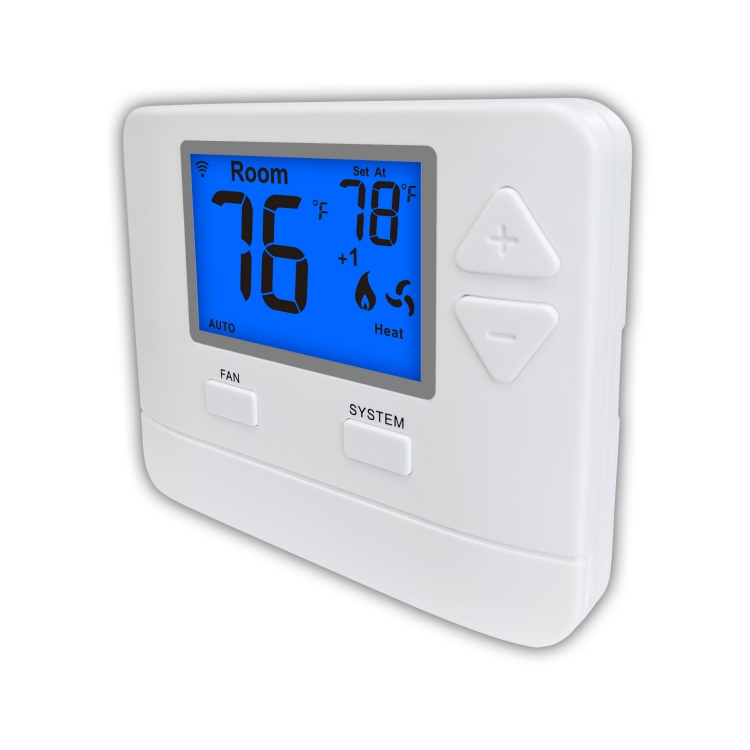 24V WIFI Non Programmable Digital Heat Pump Thermostat STN721W