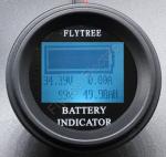 200V400A Round Coulometer lithium LiFePO4 battery real capacity LCD electric