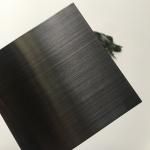 USA Import Price 304 316 PVD Color Black Hairline Stainless Steel Sheet