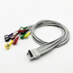 1.1m 5 or 10 Lead AHA ECG Patient Cable For H600 3 Channel 0.9m
