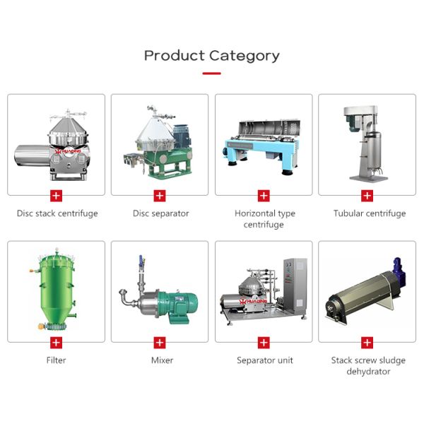 High Capacity Disc Nozzle Bowl Separator