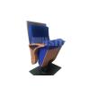 Buy cheap 580mm Anti Rust Conference Hall Chair , Auditorium Seating With Single Air from wholesalers