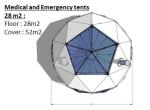 Medical Dome Disaster Relief Tent For Emergency Preparedness