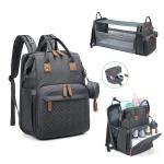 20L Nylon 600D Folding Diaper Bag Multifunctional Nappy Bag 1.4kg