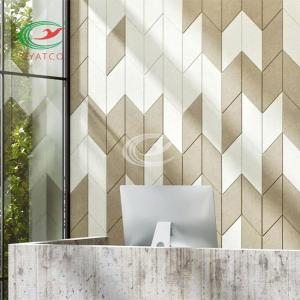 Wholesale 2200gsm Felt Wall Panels Meeting Room Sound Absorbing Wall Artwork ASTM E84 US Standard from china suppliers