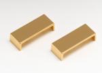 Gold Bag Parts And Accessories Zinc Alloy Electroplated Bag Parts For Decoration