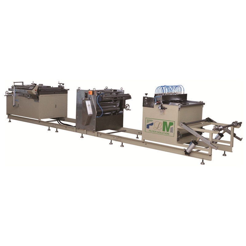Rotary Filter 35 M/Min Paper Pleating Machine PLGT-600N Full Auto